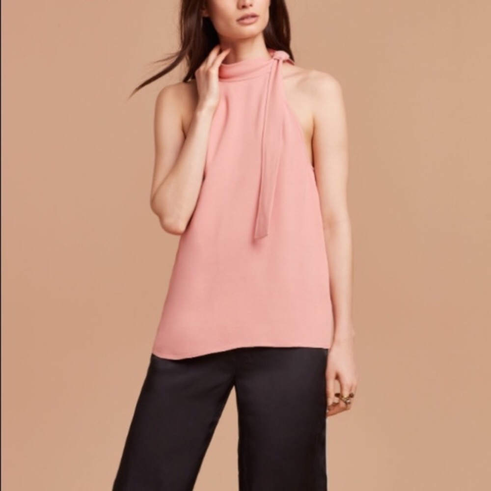 Wilfred Tie Neck Halter Top - Picture 2 of 3